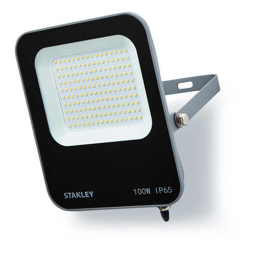 Stanley 100W LED Floodlight in Black & Anthracite 1