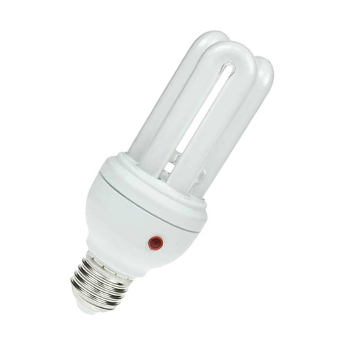 Prolite CFL Sensor Light PLET 15W E27 Dusk til Dawn Warm White Opal Prolite CFL Sensor Light PLET 15W E27 Dusk til Dawn Warm White Opal