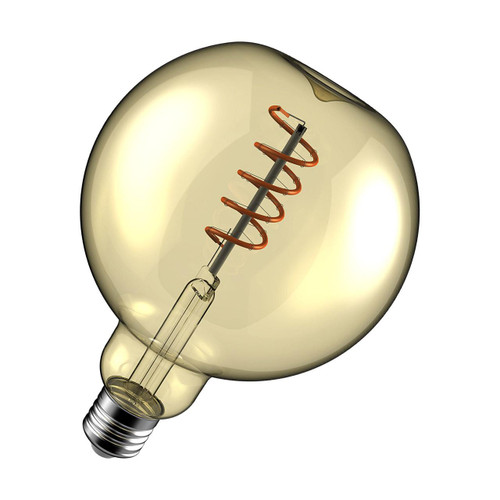 Crompton Lamps LED 4W E27 Decorative Aureum Globe 125mm Extra Warm White Golden