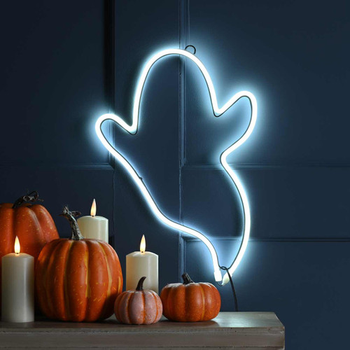 Festive 36cm Lit Neon Flex Ghost Light 1 Festive 36cm Lit Neon Flex Ghost Light 1