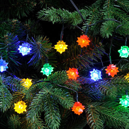 Festive 2m Indoor & Outdoor Battery Operated Diamond String Lights 20 Multi-Coloured LEDs 1 Festive 2m Indoor & Outdoor Battery Operated Diamond String Lights 20 Multi-Coloured LEDs 1