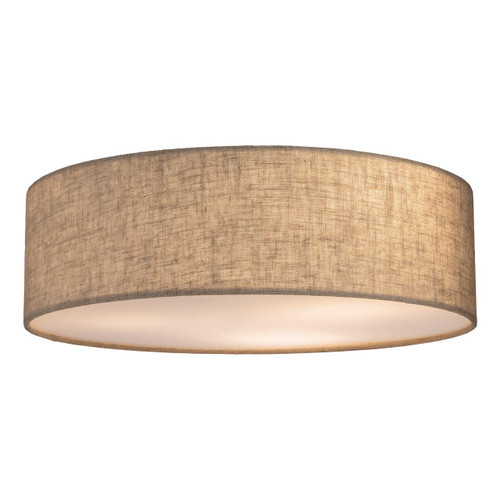 Firstlight Camden 3-Light Flush Ceiling Light in Oyster