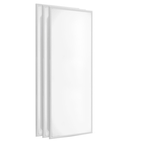 Phoebe LED Backlit 1200x600 Ceiling Panel 45W Daylight 6000K Rectangular Diffused TP(a) Rated Lights (3 Pack)