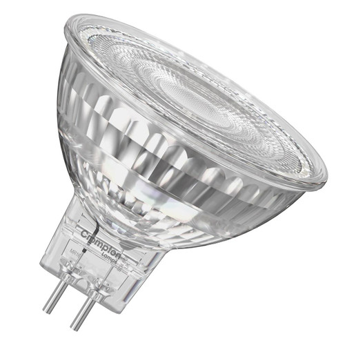 Crompton LED MR16 Spotlight Light Bulb GU5.3 3.6W 12V Daylight 6500K Halogen Replacement Clear