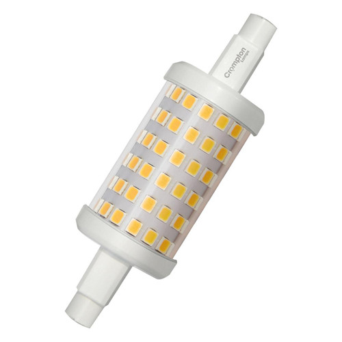 Crompton LED 78mm Linear Light Bulb R7s 5W Cool White 4000K Double-Ended Floodlight Linear Halogen Tubes
