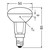 Ledvance LED R50 Reflector Light Bulb E14 1.5W Warm White 2700K Spotlight Small Screw Diffused 5