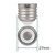 ES-E27 Edison screw (27mm) ES-E27 Edison screw (27mm)
