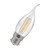 Crompton Lamps LED Bent Tip Candle 4.2W B22 Dimmable Filament (10 Pack) Warm White Clear (40W Eqv) 2