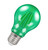 Crompton Lamps LED GLS 4.5W E27 Harlequin IP65 Green Translucent Image 1