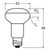 Ledvance LED R63/R64 Reflector Light Bulb E27 2.9W Warm White 2700K Spotlight Screw Diffused 5