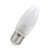 Crompton LED Candle Light Bulb E27 4.2W (40W Eqv) Dim Cool White 4000K Screw Thermal Plastic Opal