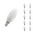 Crompton Lamps LED Candle 4.2W E14 Dimmable (10 Pack) Daylight Opal (40W Eqv)
