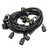 Premium 5m Connectible Outdoor Festoon Light E27 with 10x LED Golfball Light Bulbs Cool White Clear