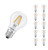 Osram LED Classic A GLS Light Bulbs E27 3.4W Dim Warm White 2700K Screw Filament Clear (10 Pack)