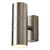 Zink LETO Outdoor Up and Down Wall Light Stainless Steel 2