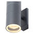 Zinc LETO Outdoor Up and Down Wall Light Anthracite Grey Image 3