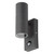 Zinc LETO Outdoor Up and Down Wall Light with PIR Anthracite Grey Image 1