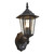 Zinc LIBOURNE 6 Panel Outdoor Wall Lantern with PIR Black Image 2