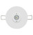 Phoebe LED Emergency Recessed Spot 1W Krios Round Lens Image 2