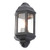 Coast Athena Half Wall Lantern Black Image 2