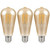 Crompton LED Squirrel Cage ST64 7.5W E27 Dim Filament (3 Pack) Extra Warm White Antique Bronze Image 1