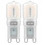 Crompton Lamps LED G9 Capsule 2.5W (2 Pack) Cool White Opal (25W Eqv) 1