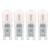 Crompton Lamps LED G9 Capsule 2.5W (4 Pack) Cool White Opal (25W Eqv) 1