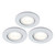 Spa Como LED Tiltable Fire Rated Downlight 5W Dimmable (3 Pack) Cool White Matt White IP65 Image 2