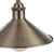 Inlight Rigel 236mm Diner Lamp Shade Antique Brass 3