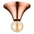 Inlight Ceiling Rose E27 Antique Copper 1