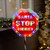 Festive 1m Outdoor Santa Stop Here Sign 30 Multicoloured LEDs 1