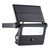 Zinc SOLAR LED Sensor Security Light 2W Daylight Black 2