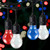 Coronation Red, White and Blue 5-metre Connectible Outdoor Festoon Light with 10x LED GLS 2
