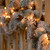 Festive Indoor & Outdoor 9ft Christmas Tree Sparkle Lights 2000 Antique Gold LEDs 5
