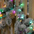 Festive 24.9m Indoor & Outdoor Glow-Worm String Lights 1000 Aurora LEDs 2