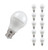 Crompton Lamps LED GLS 8.5W B22 Dimmable (10 Pack) Cool White Opal (60W Eqv) 1