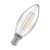 Crompton Lamps LED Candle 2.5W E14 Dimmable Filament (10 Pack) Cool White Clear (25W Eqv) 2