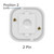 G24d-1 2-pin rectangular push fit
