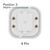 G24q-3 4-pin rectangular push fit