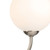 Firstlight Lyndon Art Deco Style 3-Light Semi-Flush Ceiling Light in Brushed Steel and Opal Glass Image 5