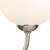 Firstlight Lyndon Art Deco Style 5-Light Semi-Flush Ceiling Light in Brushed Steel and Opal Glass Image 5
