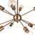 Firstlight Alfa Modern Style 12-Light Pendant Light Antique Brass Image 2