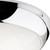 Firstlight Regis Modern Style LED Flush Ceiling Light 8W Cool White in Chrome and Opal Image 2
