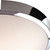 Firstlight Toro Modern Style LED Flush Ceiling Light 11W Warm White in Chrome and Opal Image 2