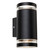 Firstlight Pedro Modern Style 2-Light Up and Down Light Black Image 1