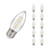Crompton Lamps LED Candle 2.2W E27 Filament (10 Pack) Cool White Clear 1