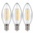 Crompton Lamps LED Candle 6.5W B15 Filament (3 Pack) Warm White Clear 1