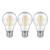 Crompton Lamps LED GLS 8.5W E27 Filament (3 Pack) Cool White Clear (75W Eqv)
