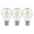 Crompton Lamps LED GLS 11W B22 Dimmable Filament (3 Pack) Warm White Clear (100W Eqv)