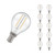Crompton Lamps LED Golfball 2.2W E14 Filament (10 Pack) Warm White Clear (25W Eqv)